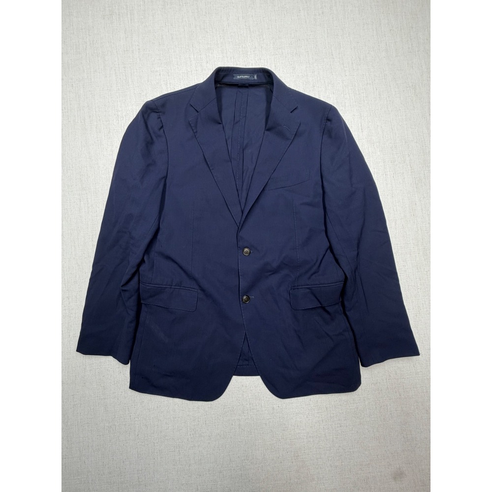 Suitsupply Havana Blazer US 46R Navy F.lli Cerruti 100% Wool iTravel Sport Coat